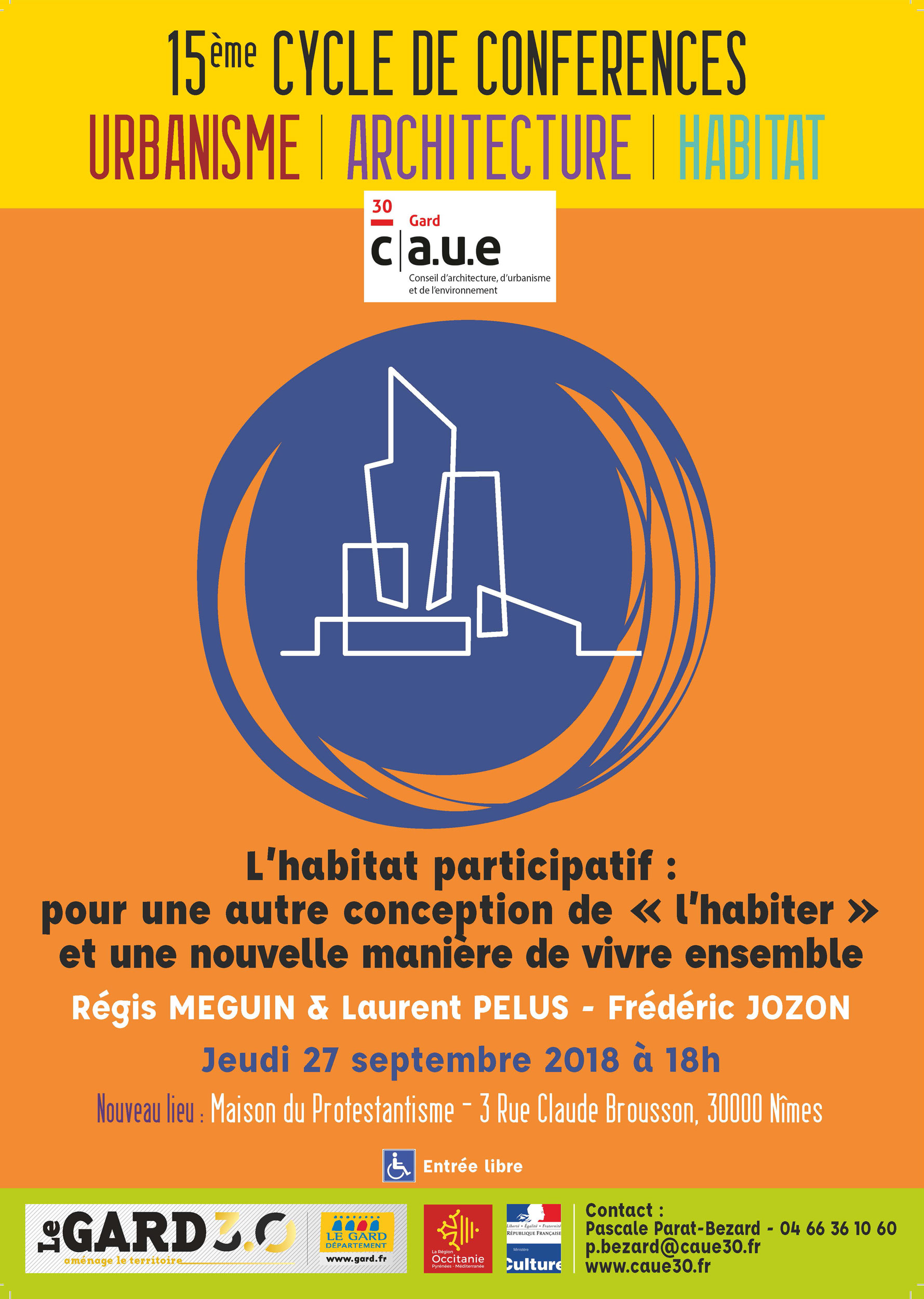 Affiche conférence du jeudi 27 septembre 2018 à 18