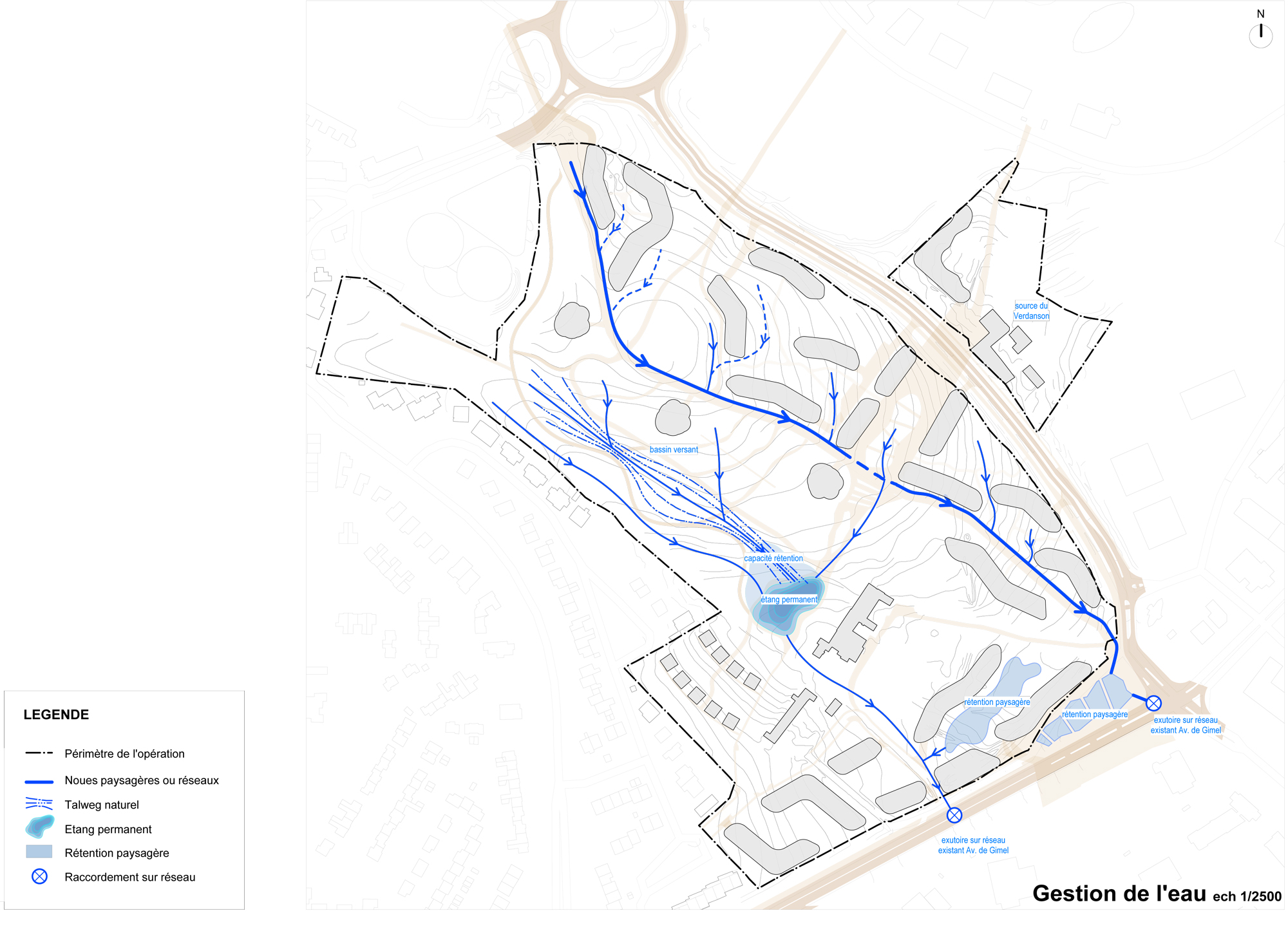 Eco-quartier Gimel_Grabels_gestion de l'eau