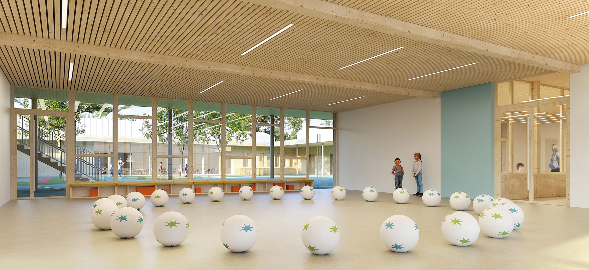 Groupe scolaire de Six-Fours-les-Plages_salle polyvalente élémentaire
